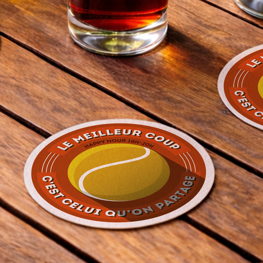 Dessous-de-verre | Tennis (x6)
