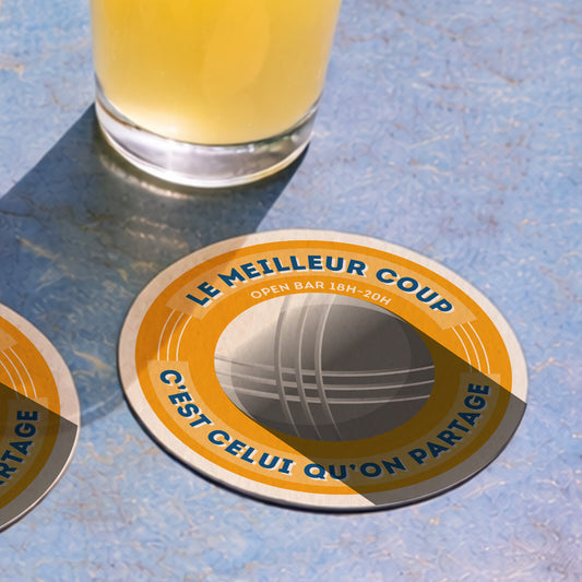 Dessous-de-verre | Pétanque (x6)