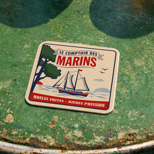Dessous-de-verre | Le Comptoir des Marins (x6)