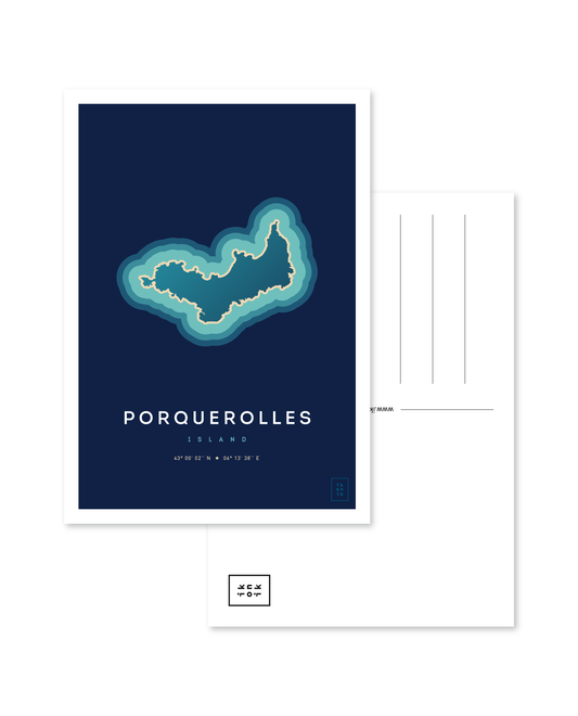 ÎLES DU MONDE | Porquerolles | Carte postale