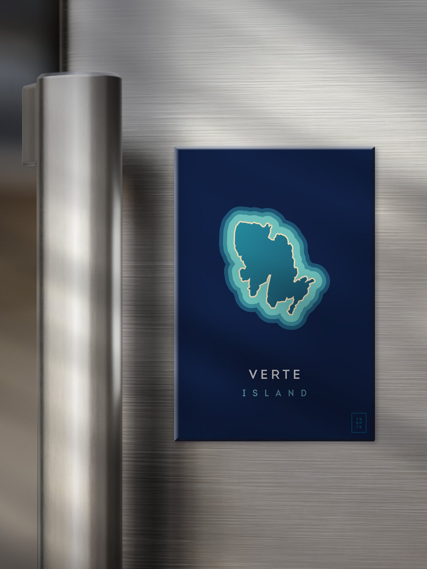 ÎLES DU MONDE | L'île Verte | Magnet