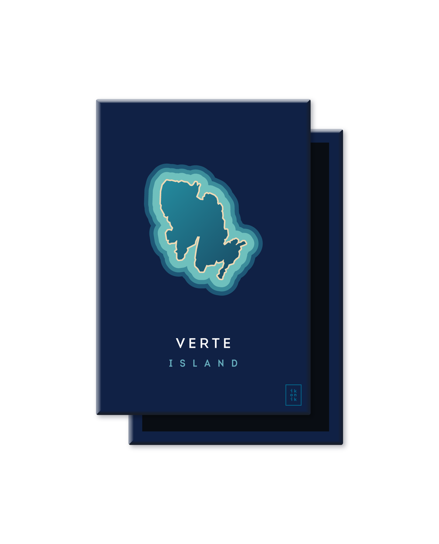 ÎLES DU MONDE | L'île Verte | Magnet