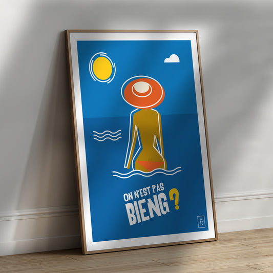 ON N'EST PAS BIENG ? | La Baignade | Affiche