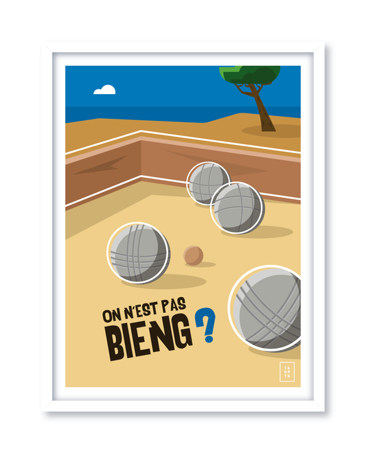 ON N'EST PAS BIENG ? | La Pétanque | Affiche