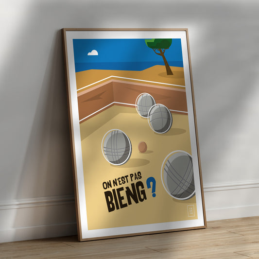 ON N'EST PAS BIENG ? | La Pétanque | Affiche
