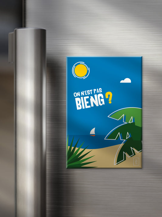 ON N'EST PAS BIENG ? | La Plage | Magnet