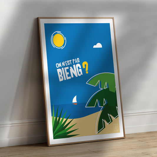 ON N'EST PAS BIENG ? | La Plage | Affiche