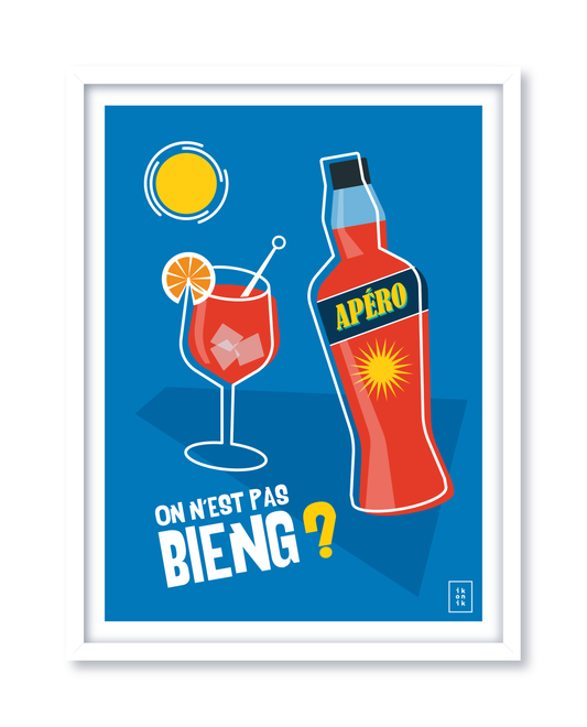 ON N'EST PAS BIENG ? | Le Spritz | Affiche