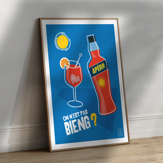 ON N'EST PAS BIENG ? | Le Spritz | Affiche