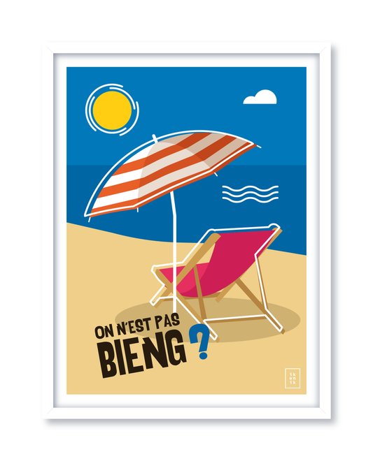 ON N'EST PAS BIENG ? | Le Transat | Affiche