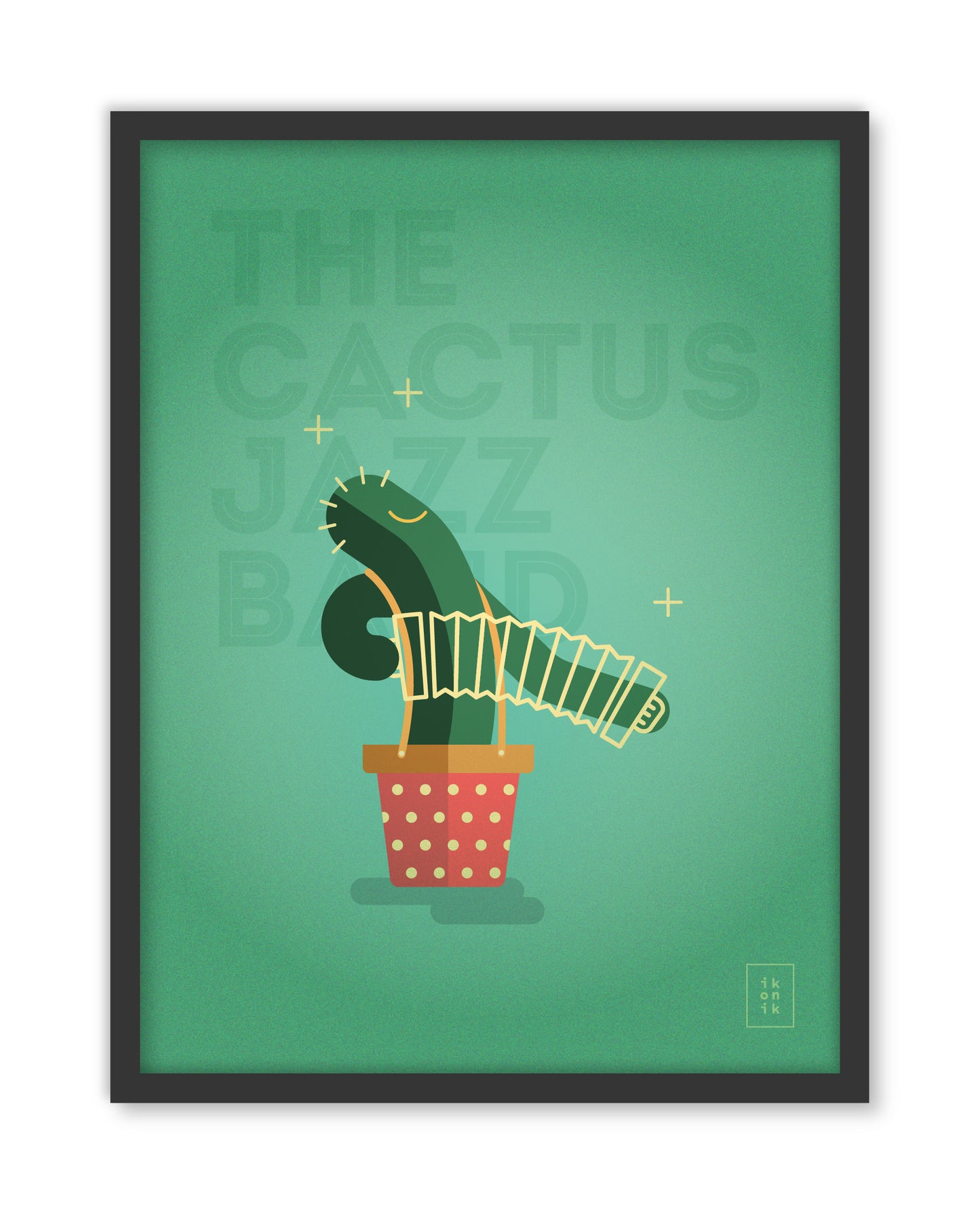 THE CACTUS JAZZ BAND | L'Accordéoniste | Affiche