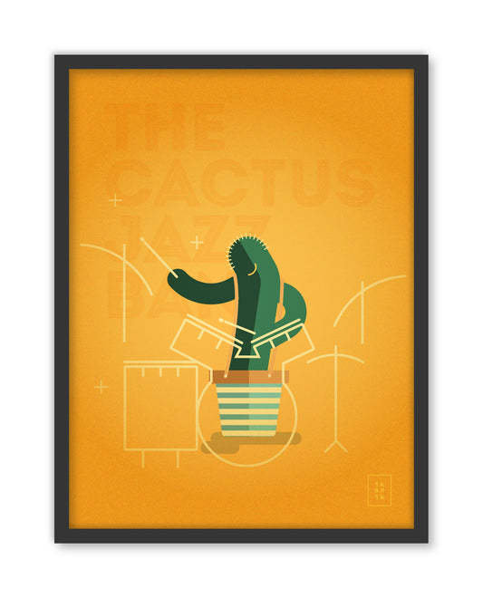 THE CACTUS JAZZ BAND | Le Batteur | Affiche