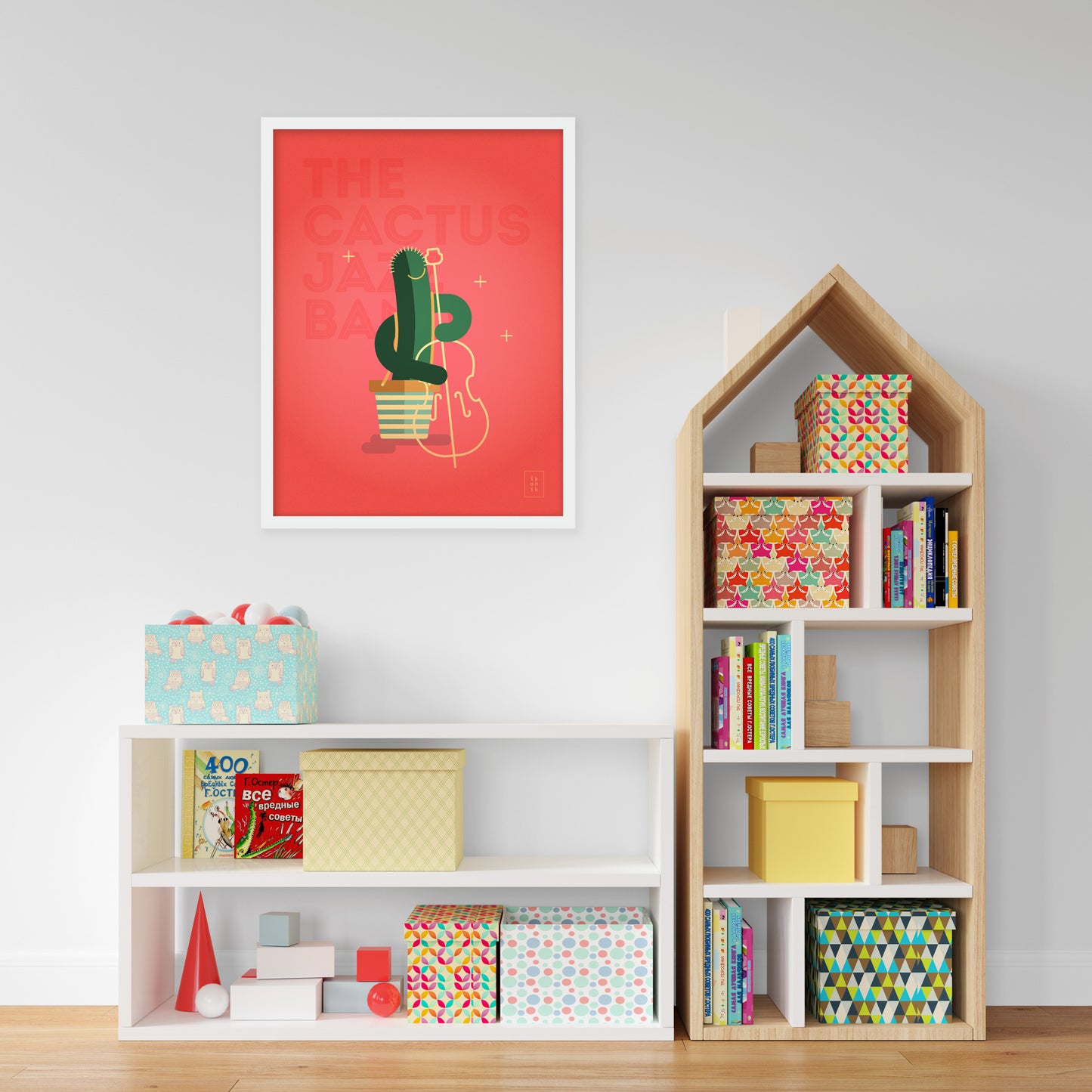 The Cactus Jazz Band | Le Contrebassiste | Affiche