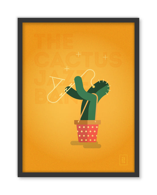 THE CACTUS JAZZ BAND | Le Saxophoniste | Affiche