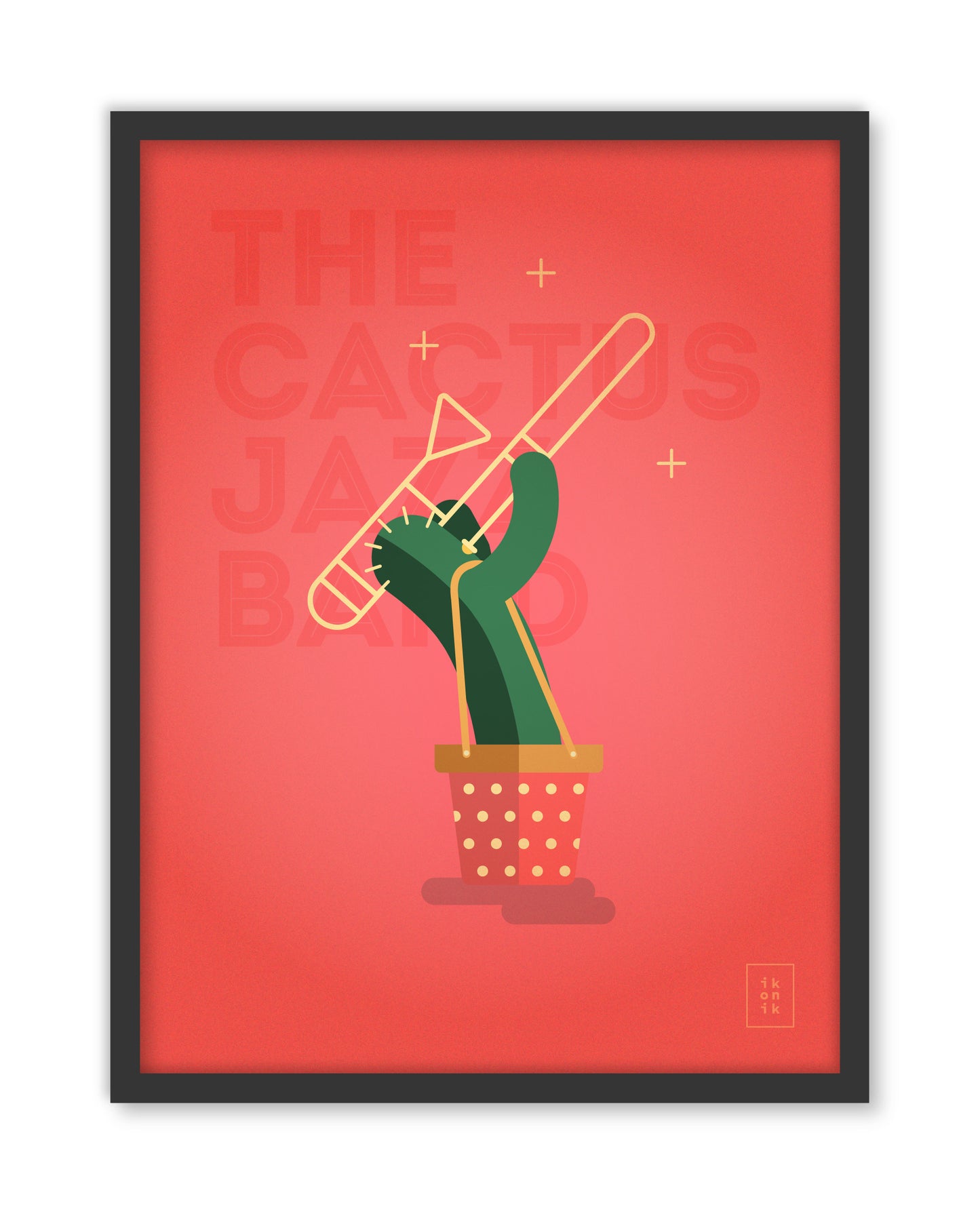 THE CACTUS JAZZ BAND | Le Tromboniste | Affiche