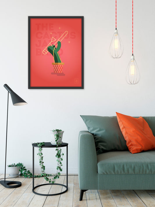 THE CACTUS JAZZ BAND | Le Tromboniste | Affiche