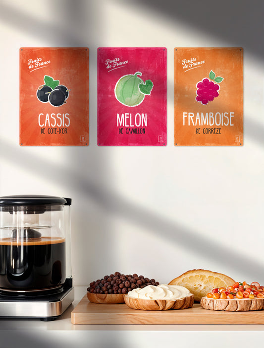 FRUITS DE FRANCE | Framboise de Corrèze | Plaque