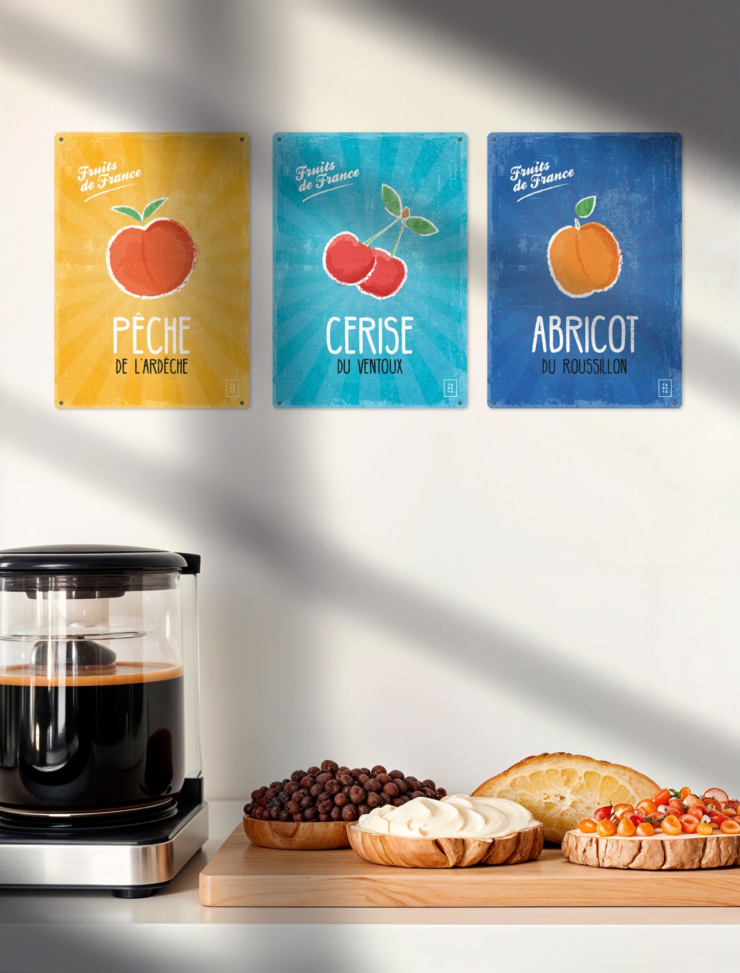 Roussillon Apricot decorative sign | FRUITS DE FRANCE