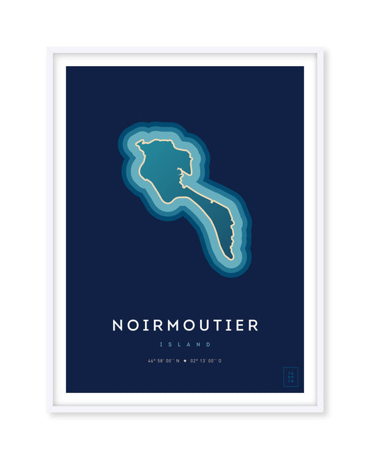 Affiche de l'île de Noirmoutier