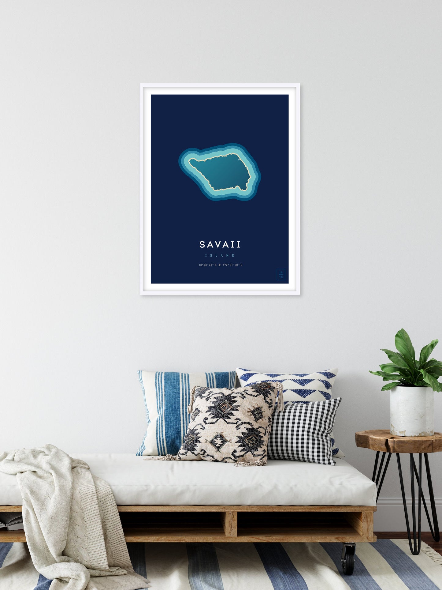 Affiche de l'île de Savaii