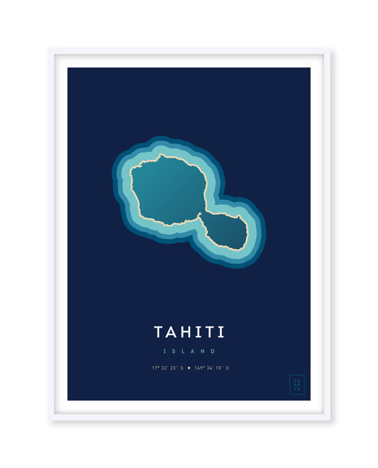 Affiche | Île de Tahiti