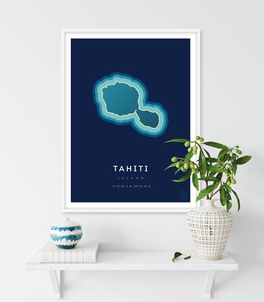 Affiche | Île de Tahiti