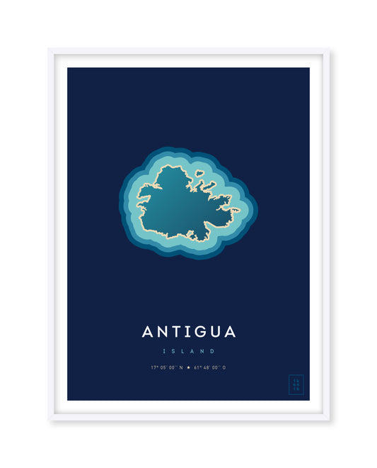 Affiche | Île d'Antigua