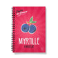 Notebook Myrtille | Fruits de France