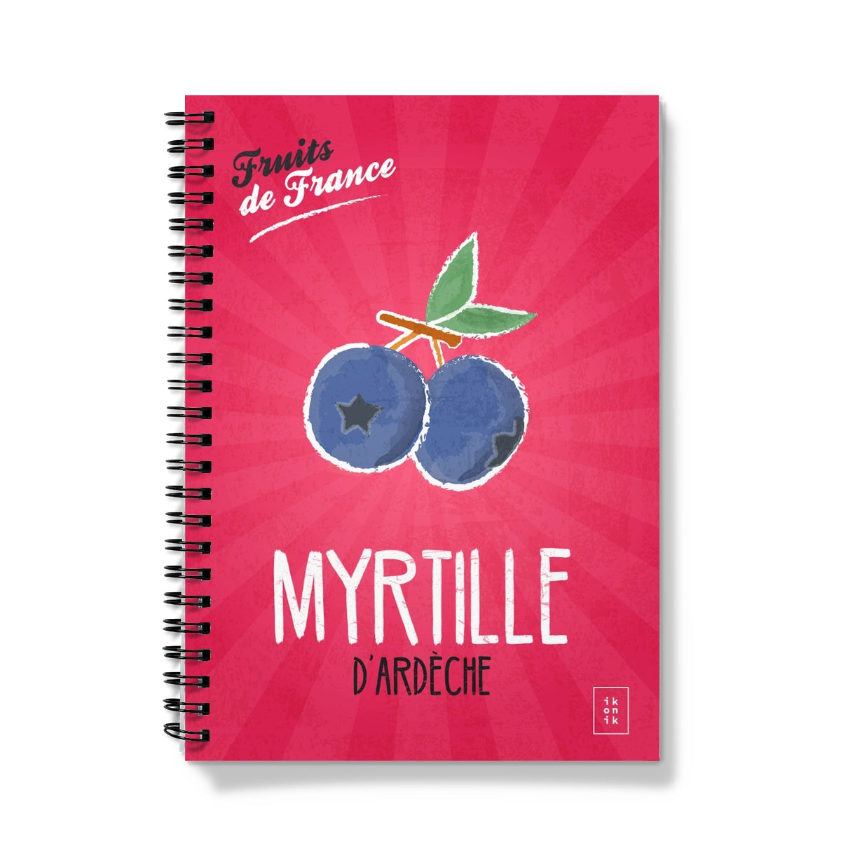 Notebook Myrtille | Fruits de France