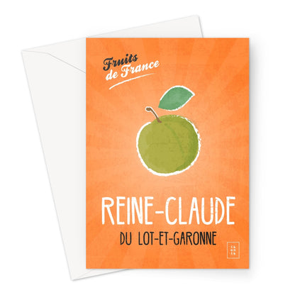 Queen Claude Card | Fruits of France