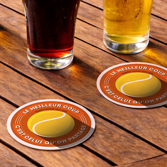 Dessous-de-verre | Tennis (x6)