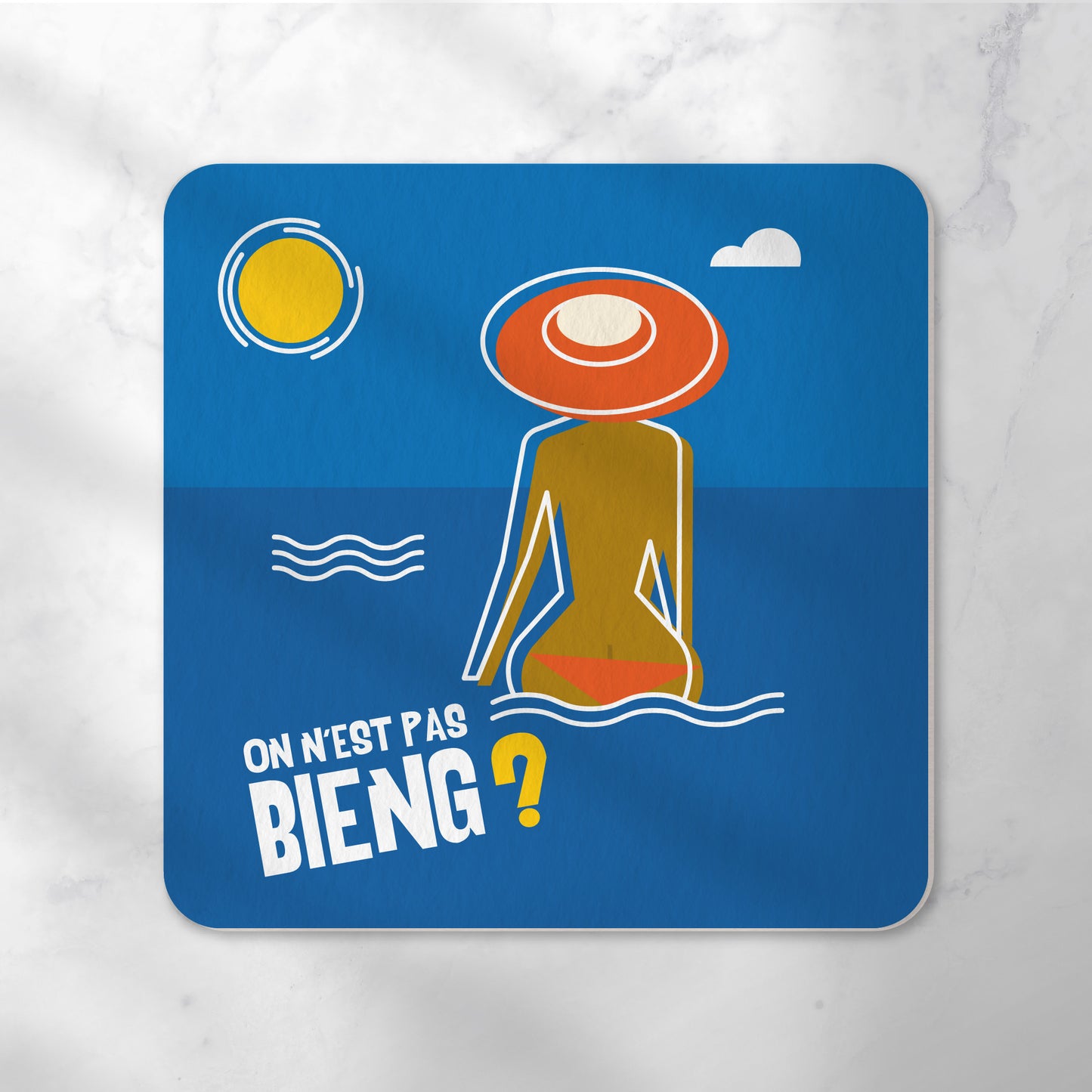 Dessous-de-verre | La Baignade (x6)