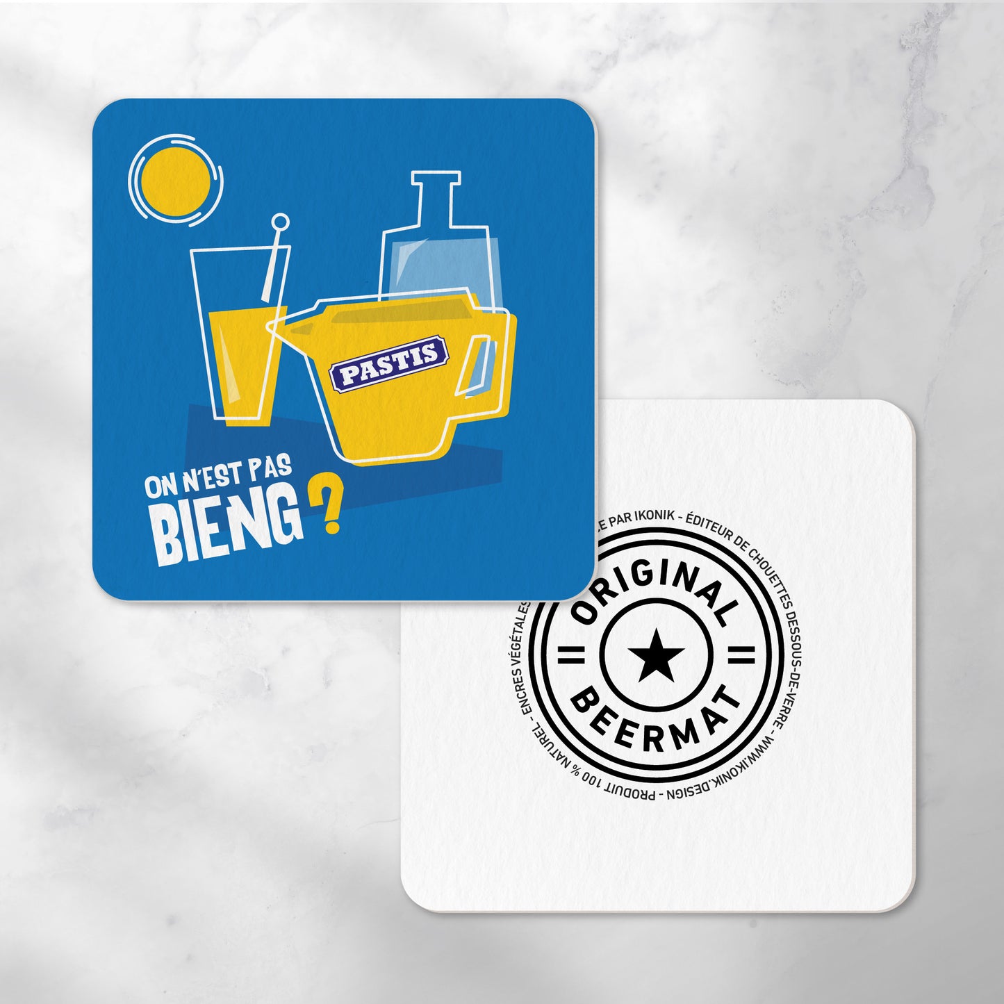 Dessous-de-verre | Le Pastis (x6)
