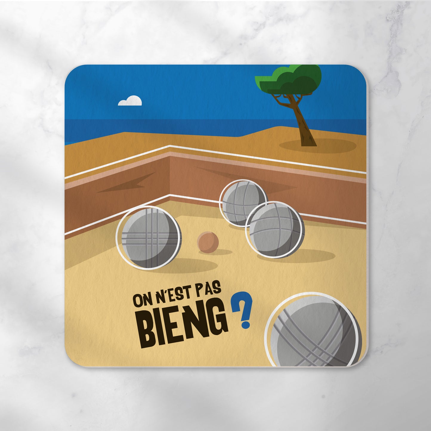 Dessous-de-verre | La Pétanque (x6)