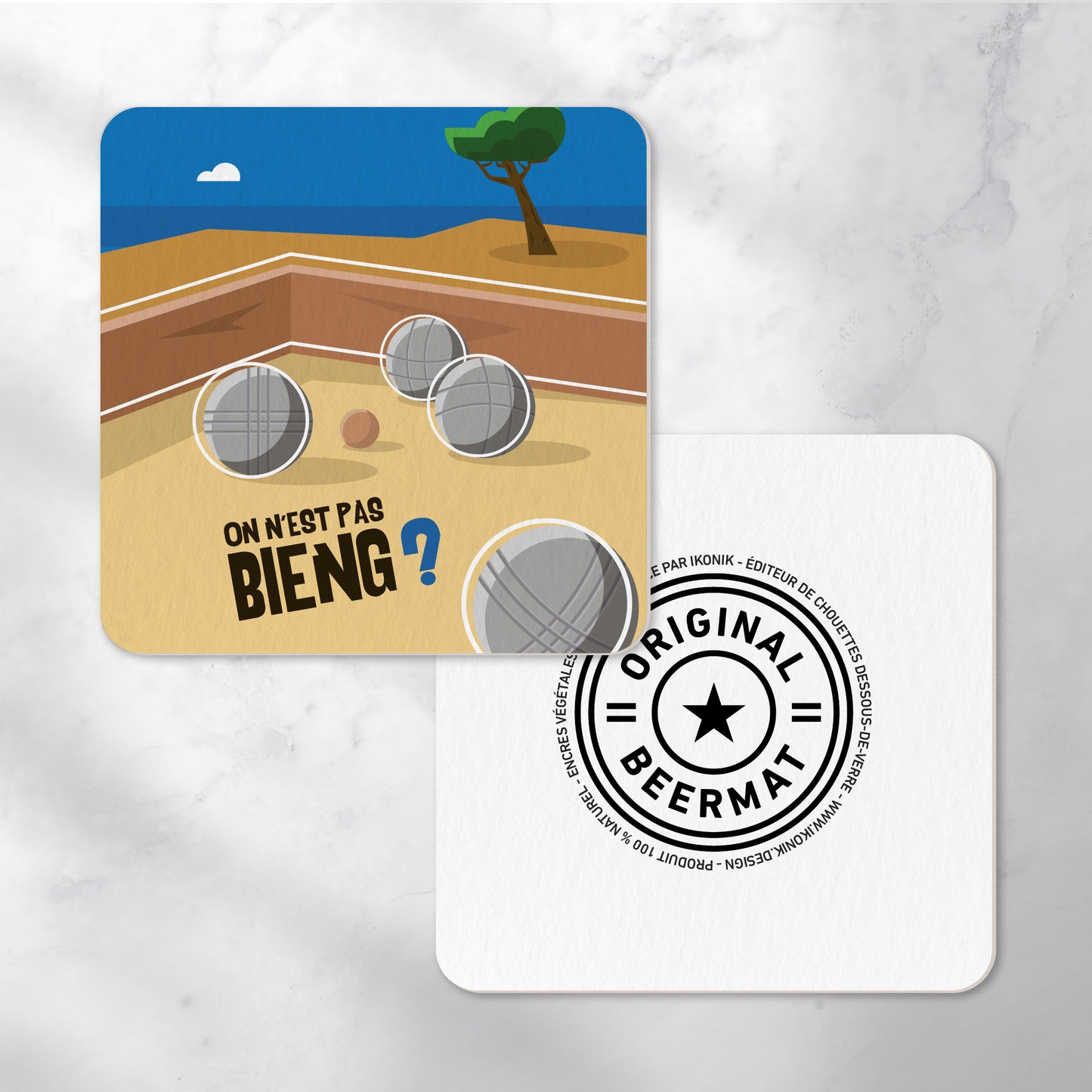 Dessous-de-verre | La Pétanque (x6)