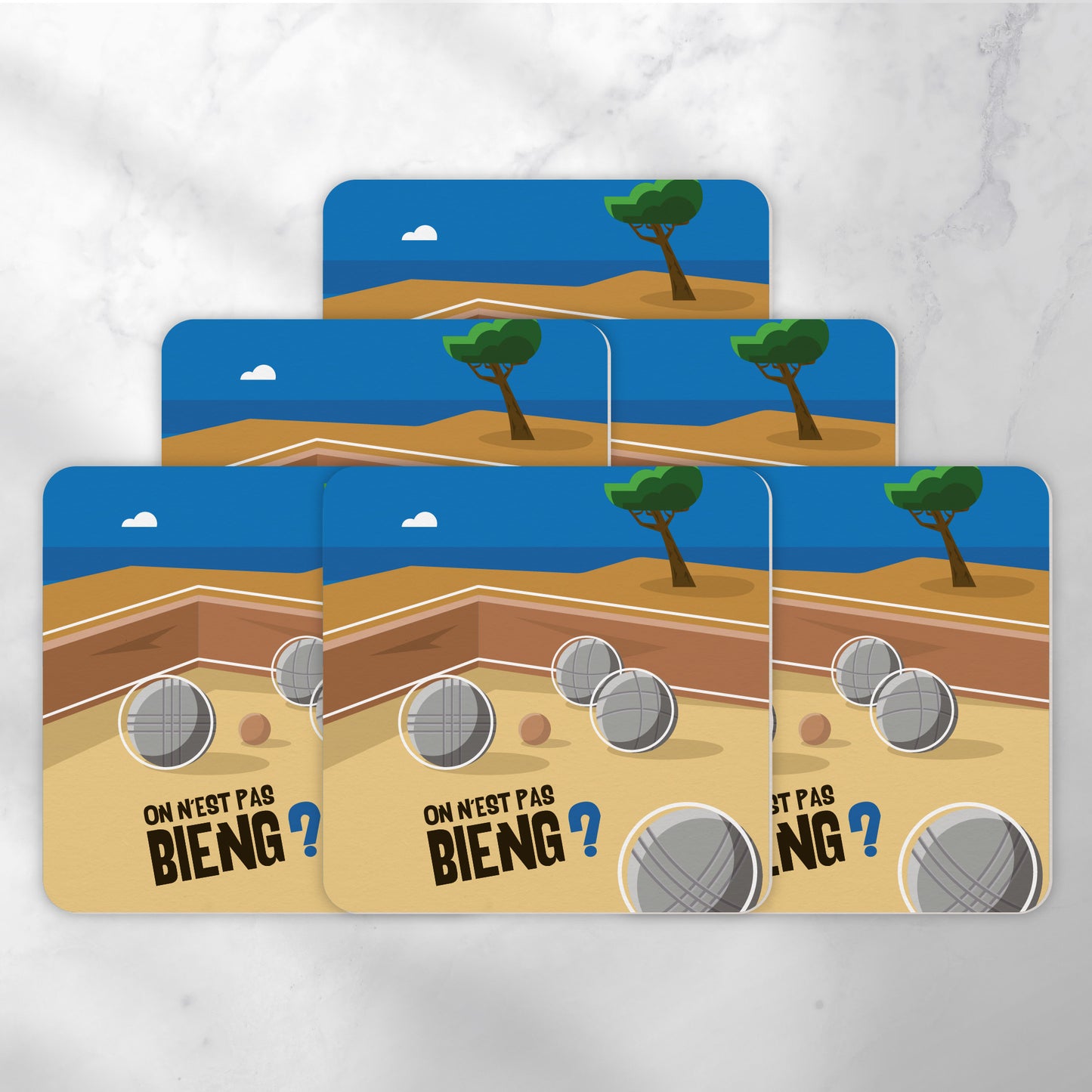 Coasters | The Petanque (x6)
