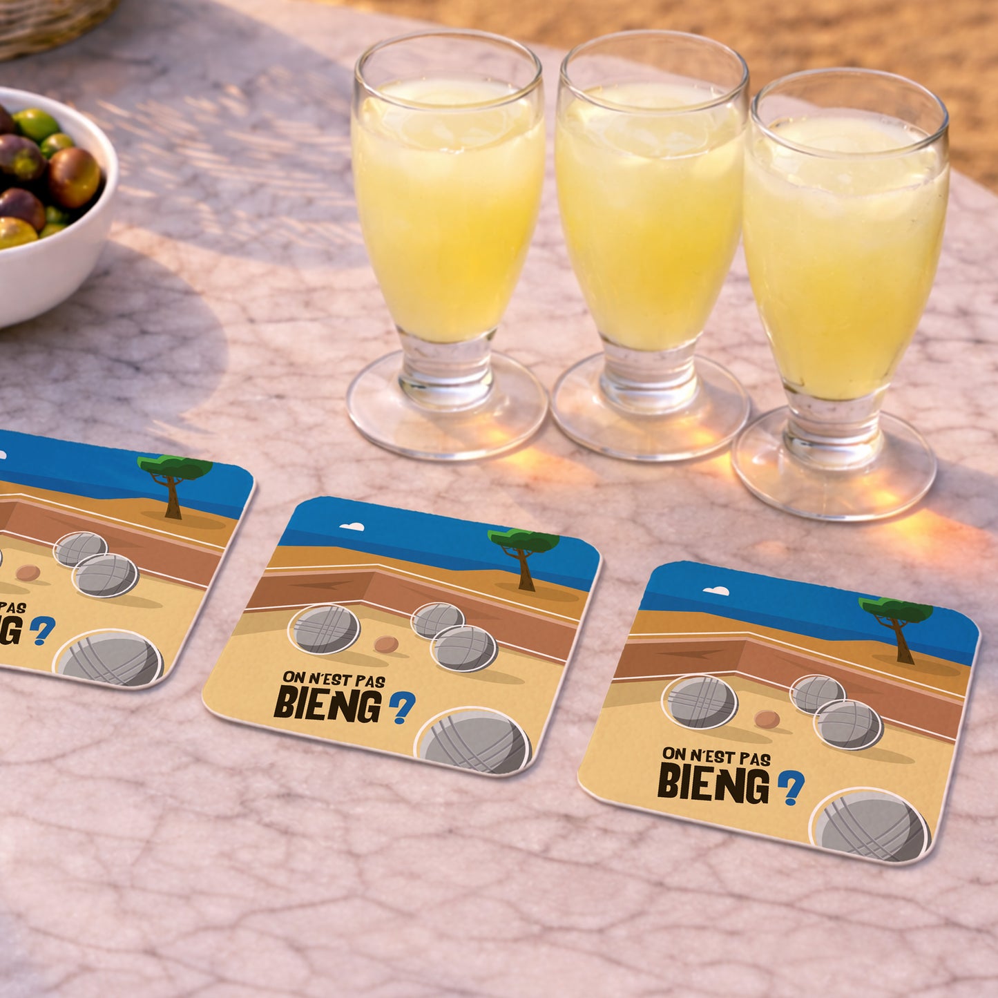 Coasters | The Petanque (x6)