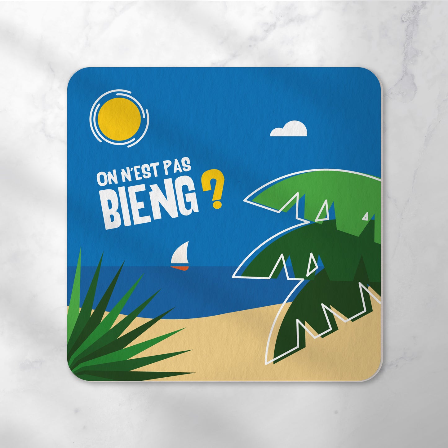 Dessous-de-verre | La Plage (x6)