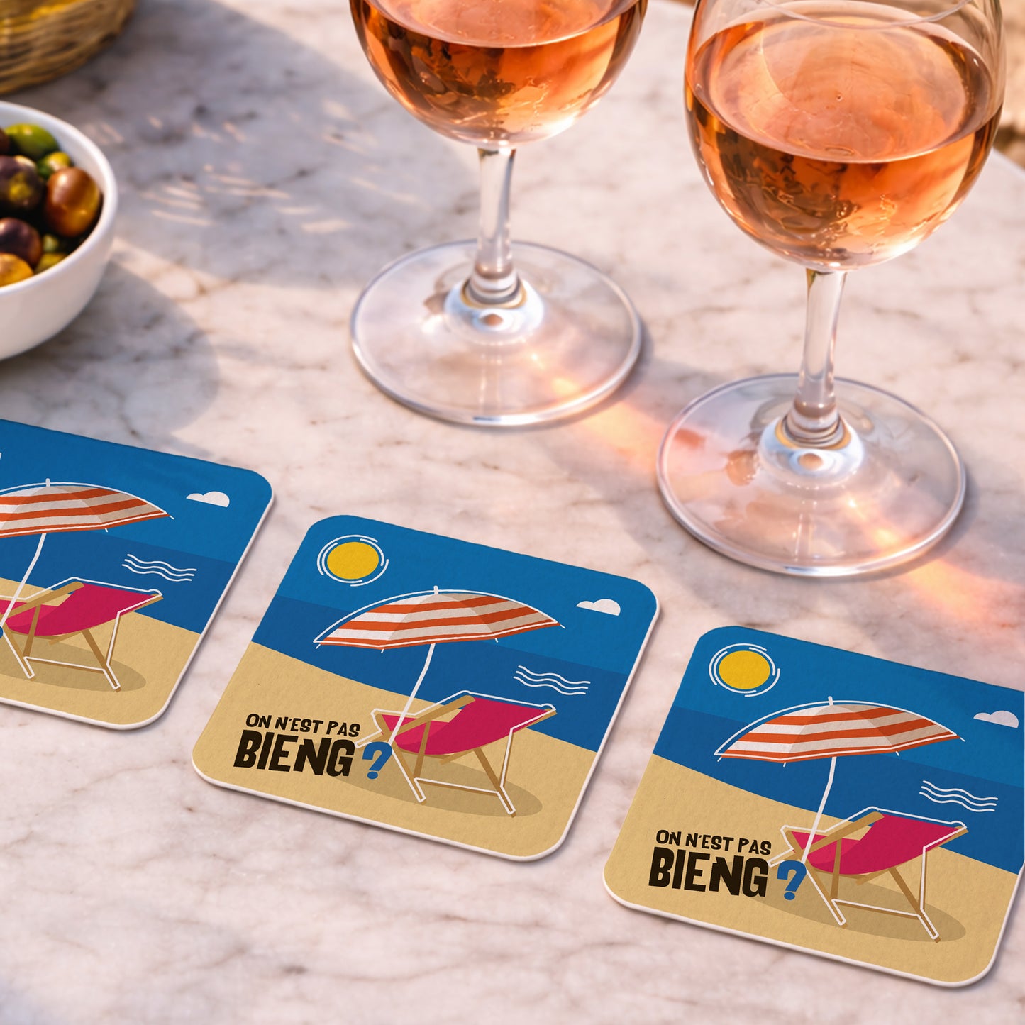 Dessous-de-verre | Le Transat (x6)