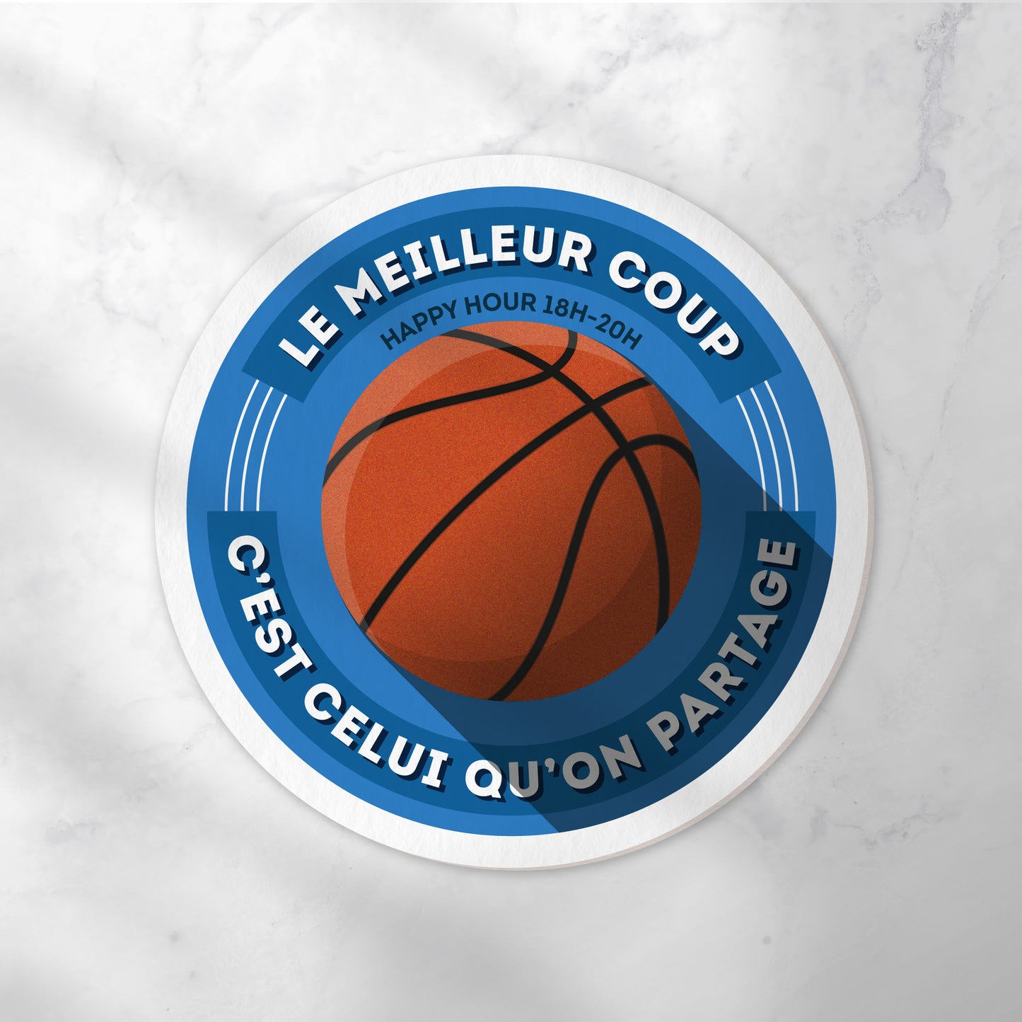 Dessous-de-verre | Basket-Ball (x6)