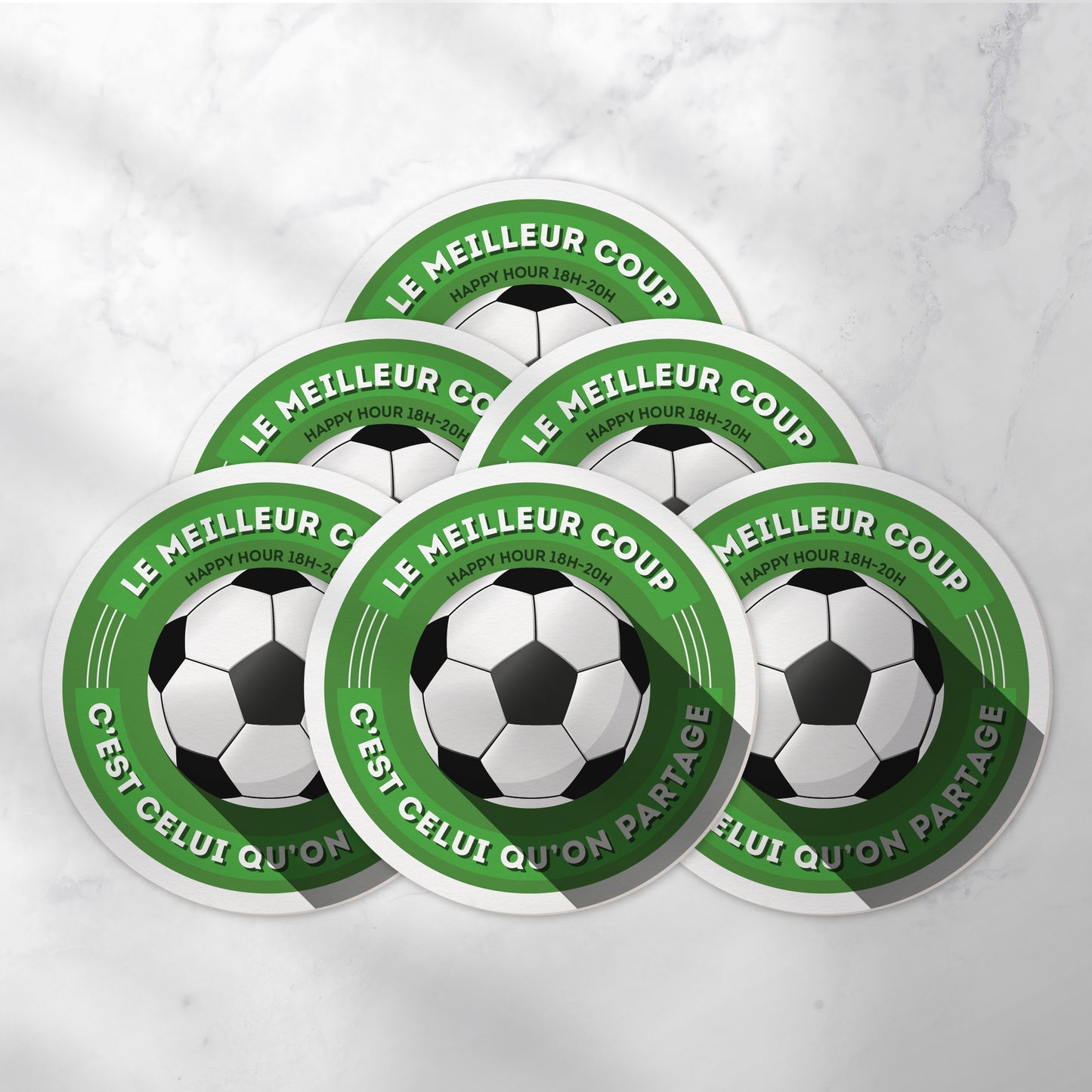 Coasters | Football (x6)