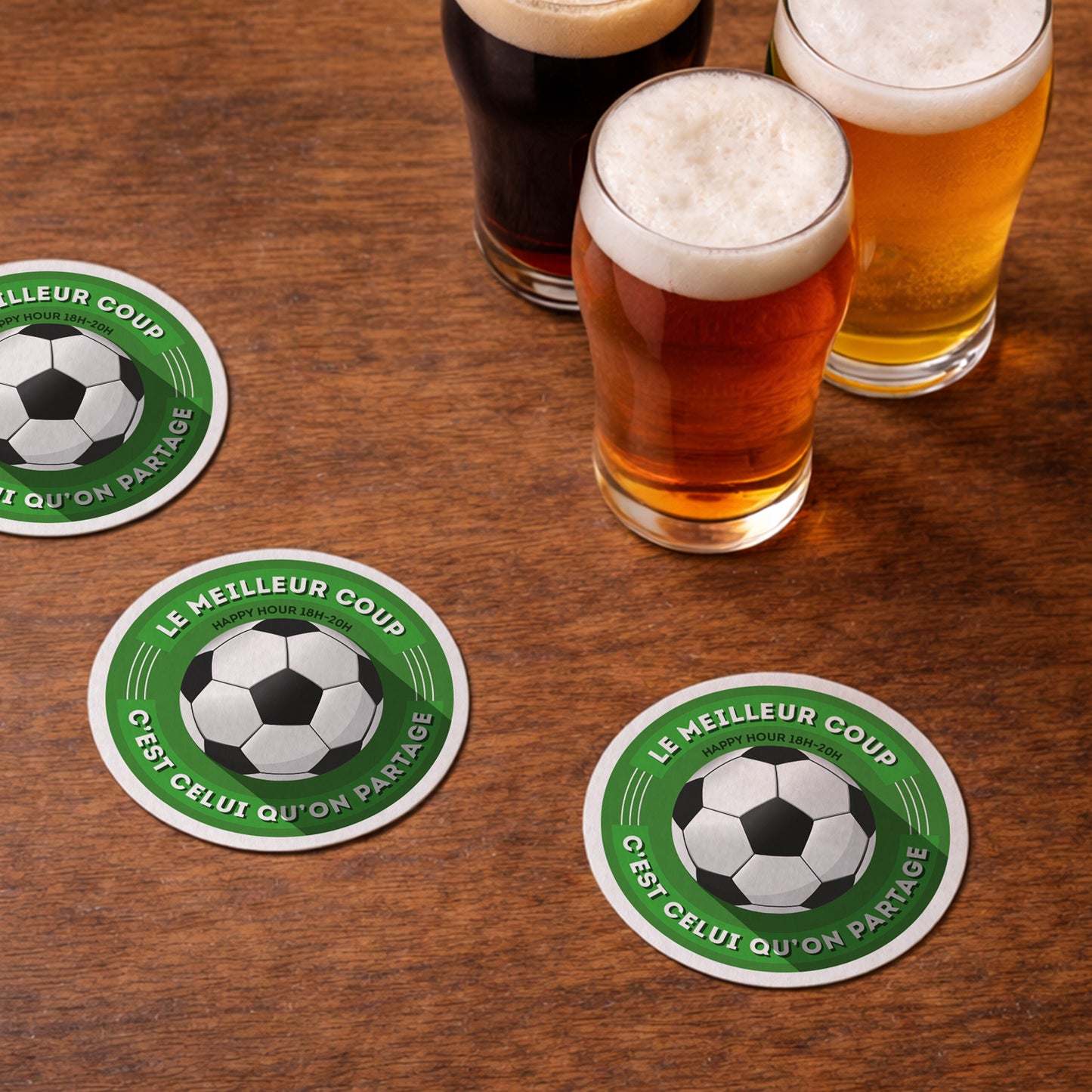 Dessous-de-verre | Football (x6)