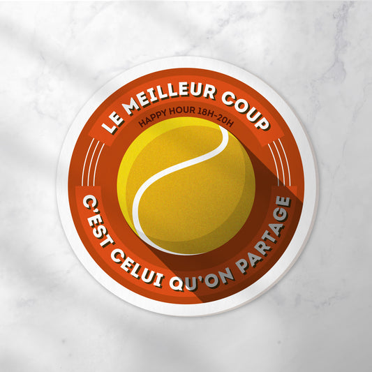 Dessous-de-verre | Tennis (x6)