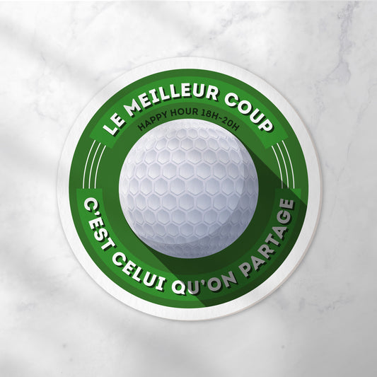 Dessous-de-verre | Golf (x6)