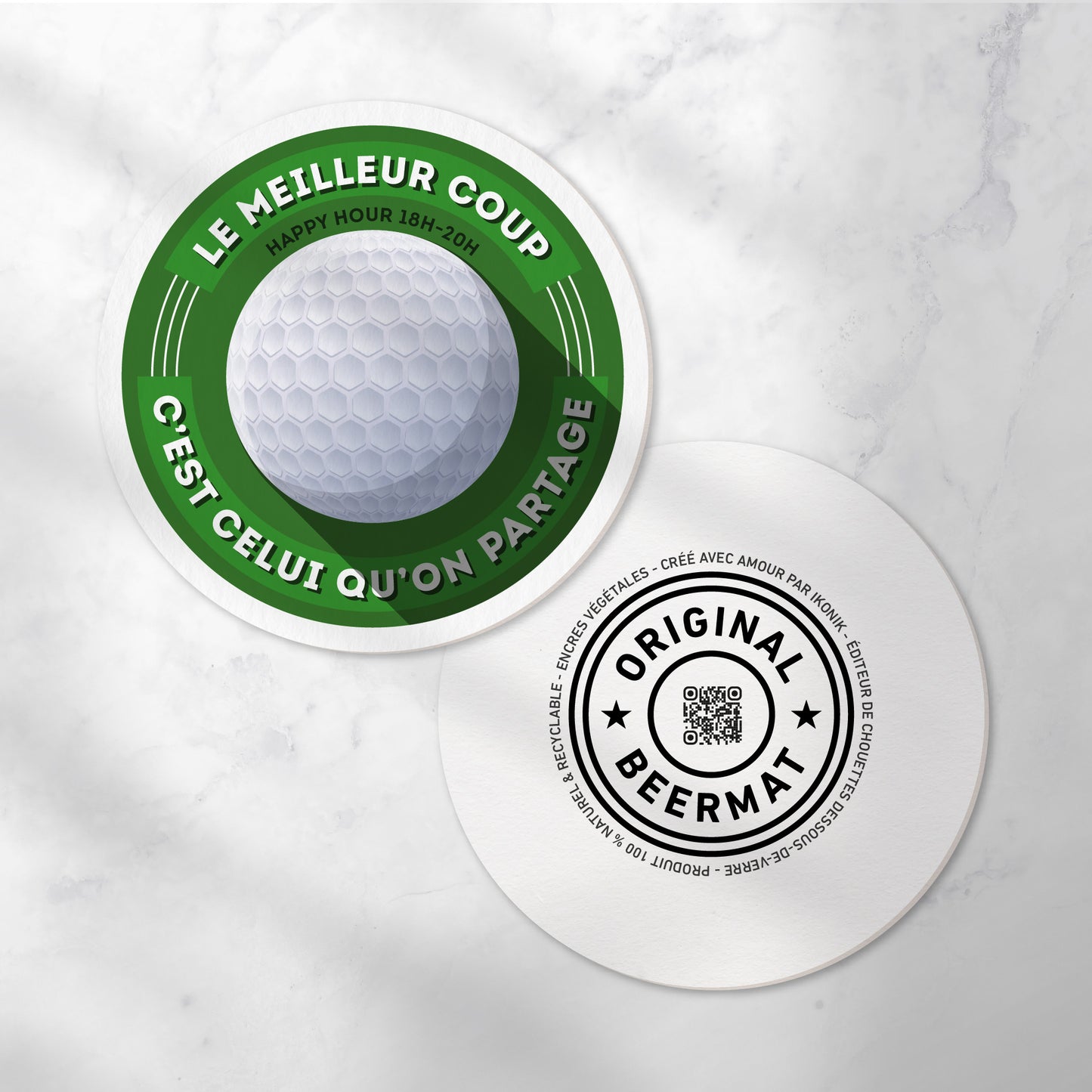 Dessous-de-verre | Golf (x6)
