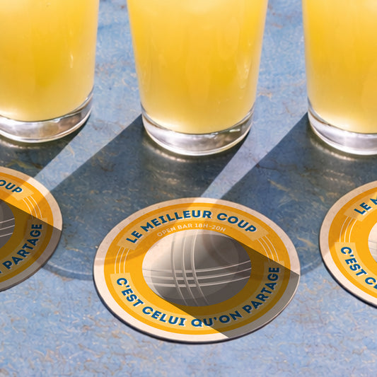 Dessous-de-verre | Pétanque (x6)