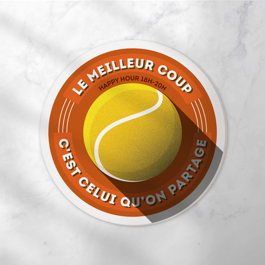Dessous-de-verre | Tennis (x6)