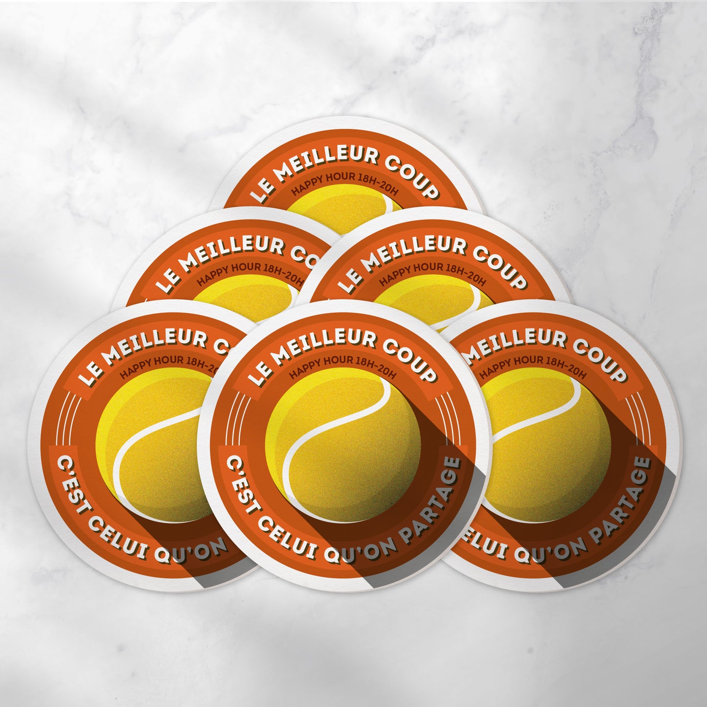 Coasters | Tennis (x6)