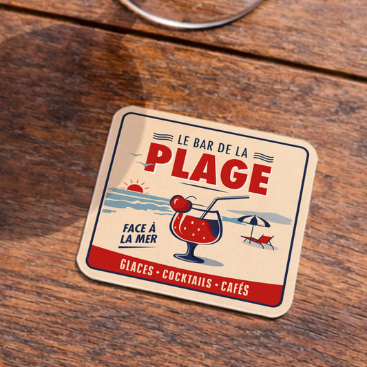 Dessous-de-verre | Le Bar de la Plage (x6)