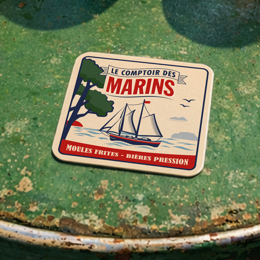 Dessous-de-verre | Le Comptoir des Marins (x6)